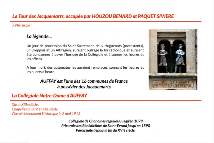 La table de lecture "Les Jacquemarts et la Collégiale"
