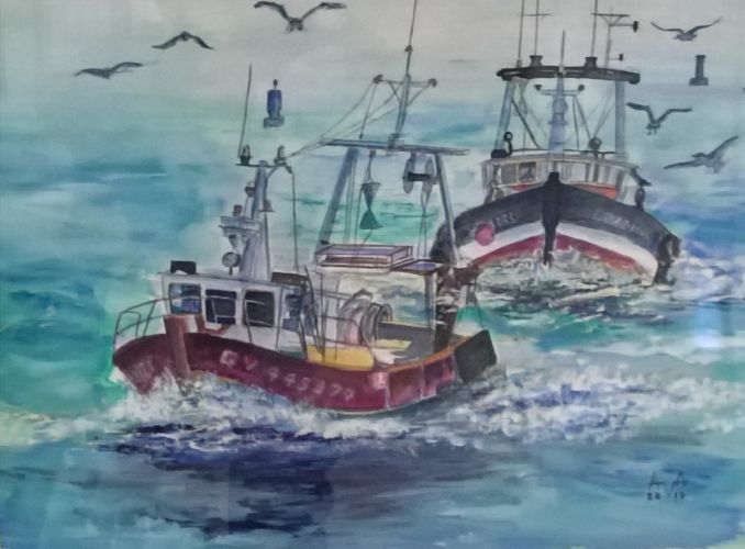 aquarelle d' Alain VASSEUR