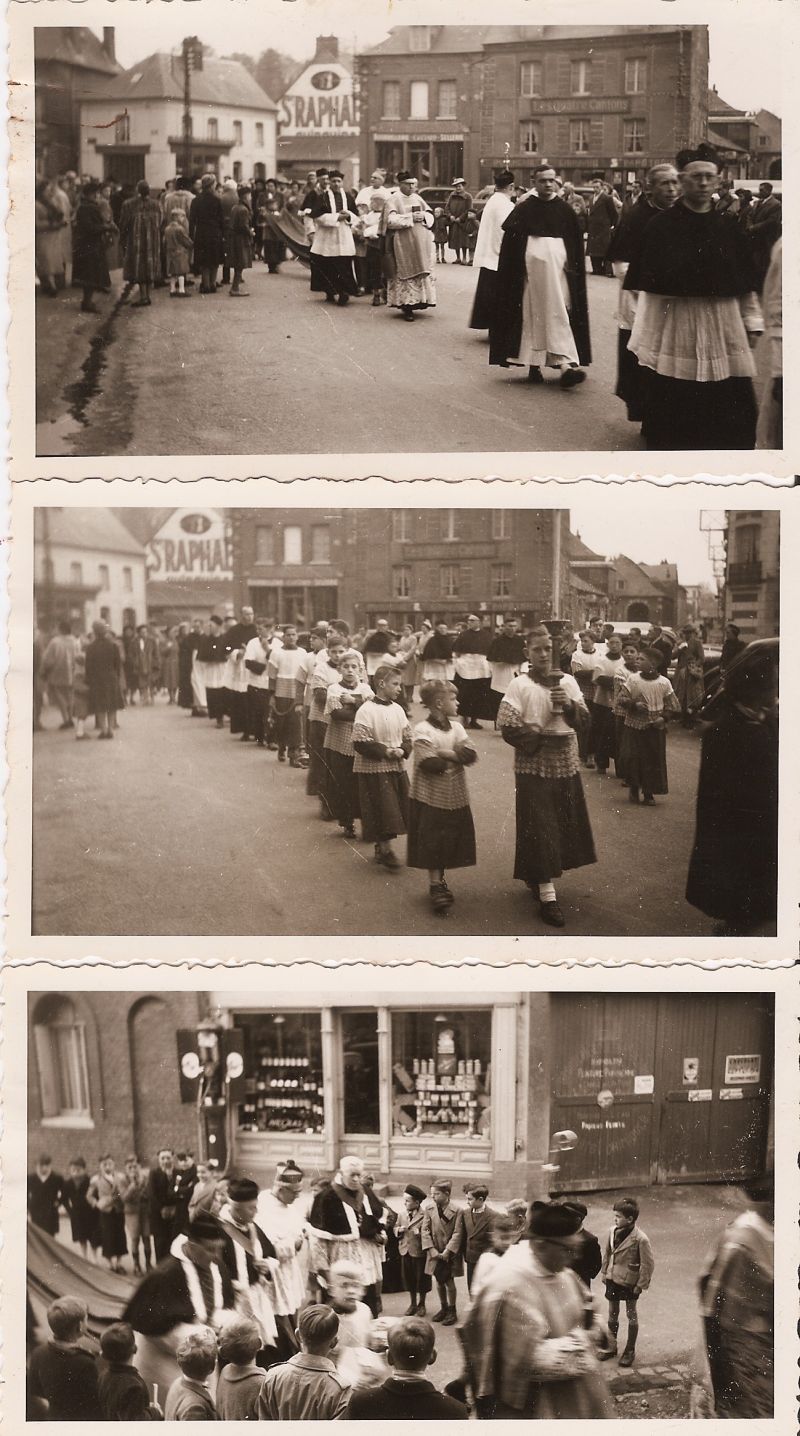 PROCESSION lors de l'inauguration en juin 1967