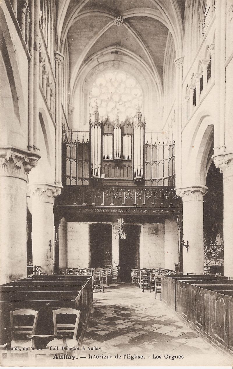 L'orgue avant le bombardement du 10 juin 1940