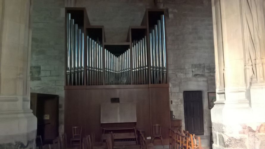 Le nouvel orgue inauguré le 14 novembre 1971