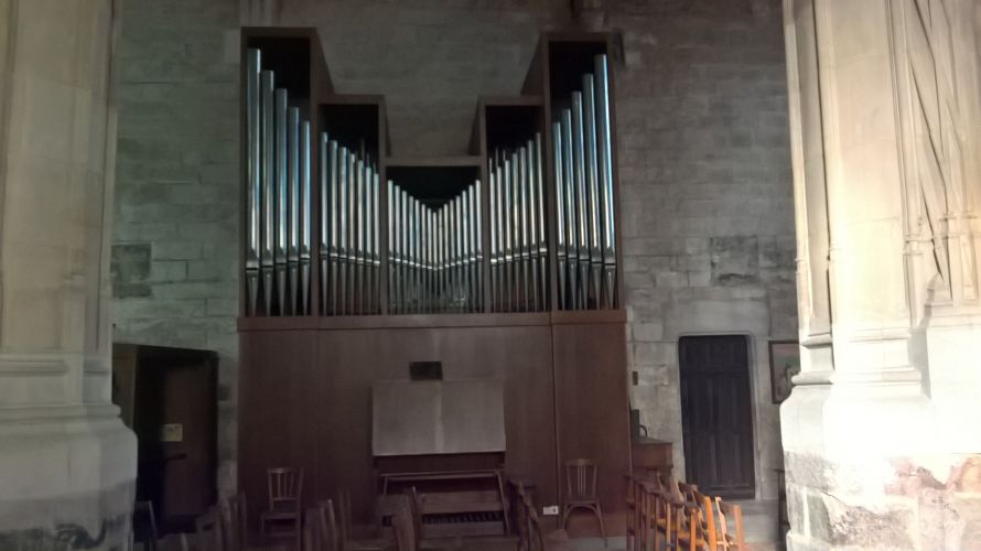 l'orgue de la colléiale