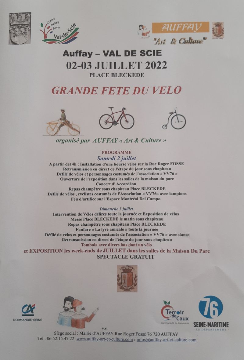 Affiche de la fête du VELO